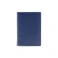 Billetero piel azul y pespuntes cuatro tarjetas 104879