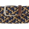 Cinturón elástico azul, marrón y beige Bellido 129359