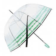 Paraguas transparente manual tres líneas
