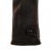 Detalle guantes piel con borreguito marrón