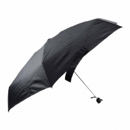 Paraguas caballero negro plano y manual
